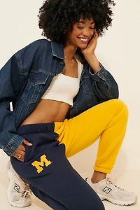 Hype and Vice University of Michigan Colorblock Sweatpants