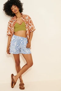 Men's Printed Vacation Pull-On Shorts