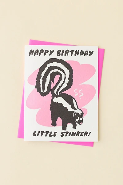 And Here We Are Happy Birthday Stinker Birthday Card