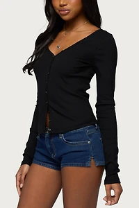 Edikted Tanya Button Up Cardigan