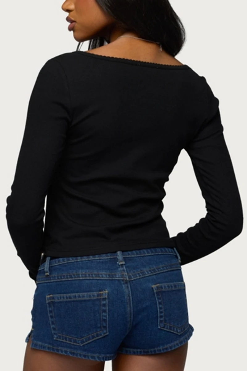 Edikted Tanya Button Up Cardigan