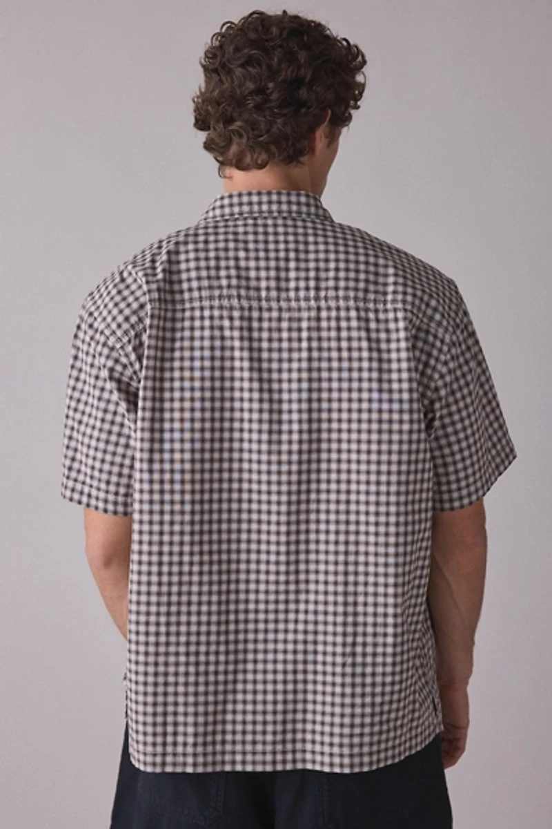 Vans Larkspur Mini Plaid Short Sleeve Shirt