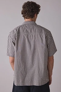 Vans Larkspur Mini Plaid Short Sleeve Shirt