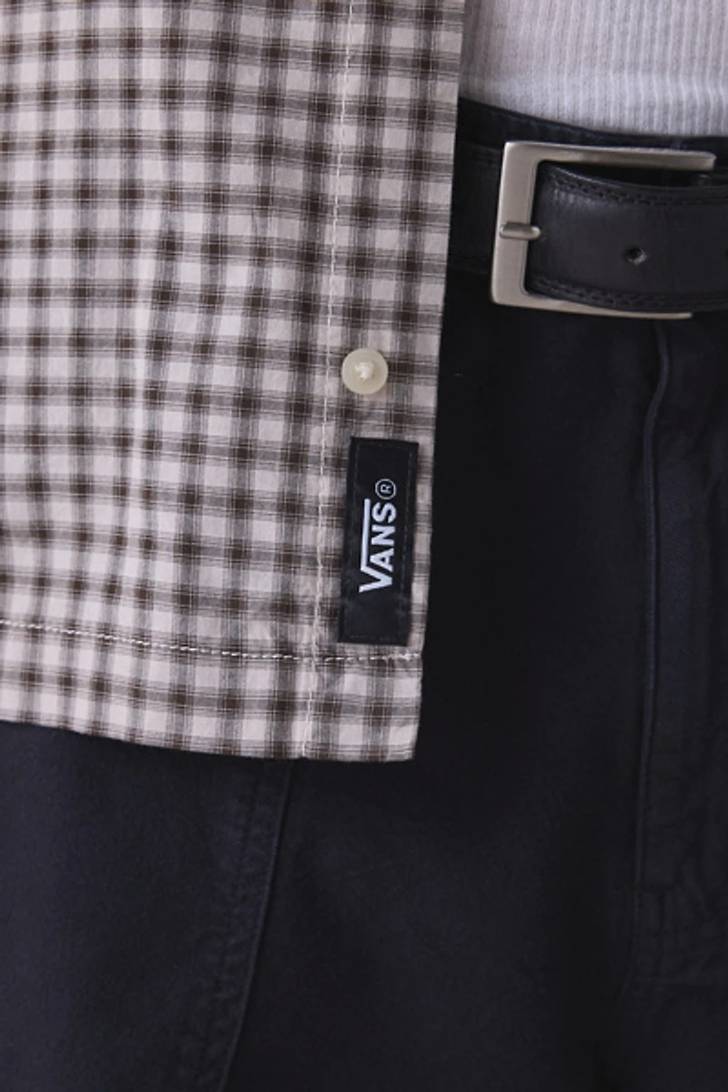 Vans Larkspur Mini Plaid Short Sleeve Shirt