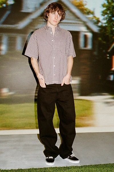 Vans Larkspur Mini Plaid Short Sleeve Shirt