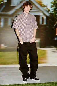 Vans Larkspur Mini Plaid Short Sleeve Shirt