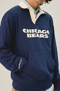 Mitchell & Ness NFL Retro Roots French Terry Polo Sweatshirt
