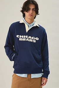 Mitchell & Ness NFL Retro Roots French Terry Polo Sweatshirt