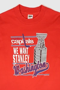 Vintage Washington Capitals We Want Stanley Tee
