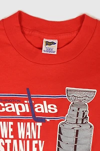 Vintage Washington Capitals We Want Stanley Tee