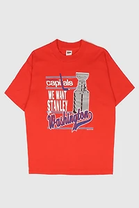 Vintage Washington Capitals We Want Stanley Tee