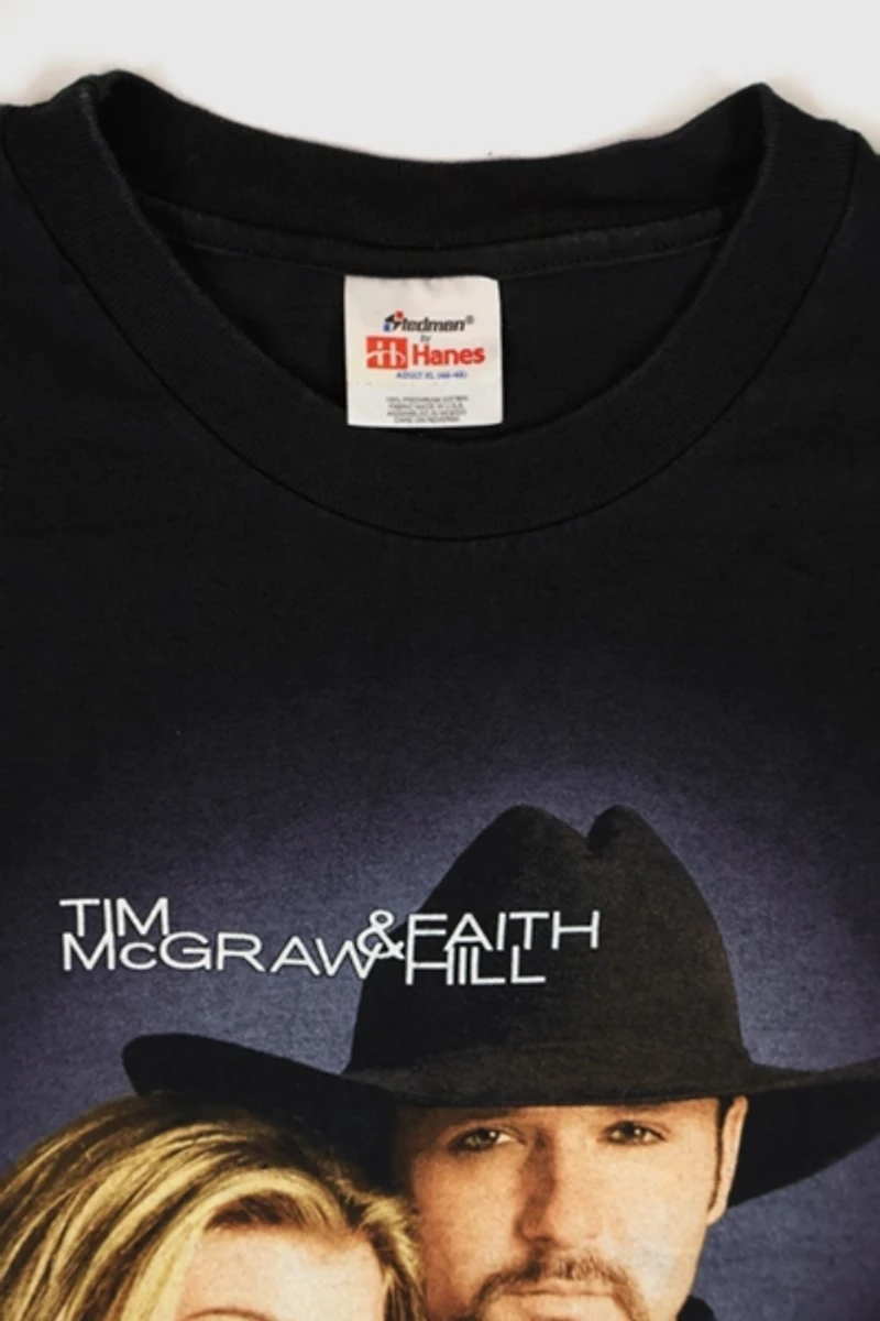 Vintage Tim Mcgraw and Faith Hill Soul 2 Soul Tour 2000 Tee