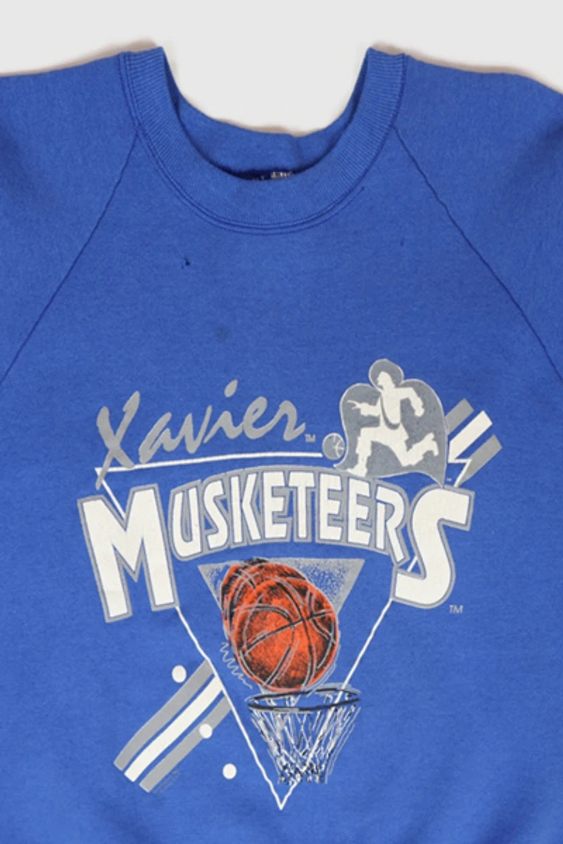 Vintage Xavier Musketeers Basketball Crewneck