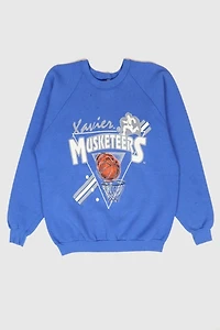 Vintage Xavier Musketeers Basketball Crewneck