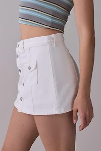 Levi’s® Button-Front Denim Mini Skort