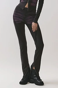 Personal Code Dusk Washed Ribbed Flare Pants