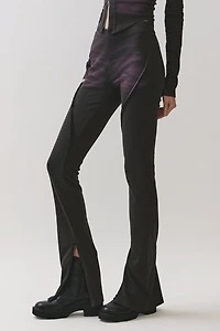 Personal Code Dusk Washed Ribbed Flare Pants