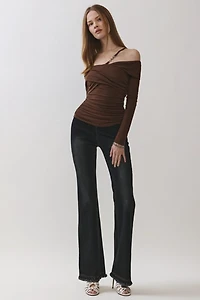 Personal Code Zylah Frayed Ruch Flared Pants