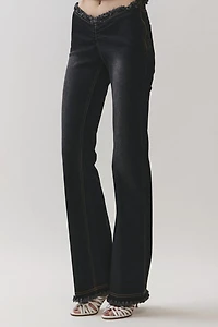 Personal Code Zylah Frayed Ruch Flared Pants