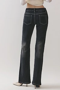 Personal Code Polaris Washed Straight Leg Denim Pants