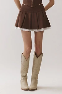 Personal Code Freya Pleated Mini Skirt