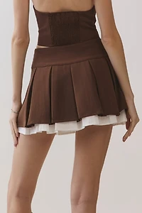 Personal Code Freya Pleated Mini Skirt