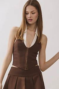 Personal Code Freya Sleeveless Halter Vest Top