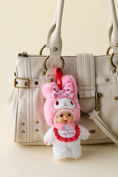 Monchhichi Chimutan X Sanrio My Melody UO Exclusive Plushie Keychain
