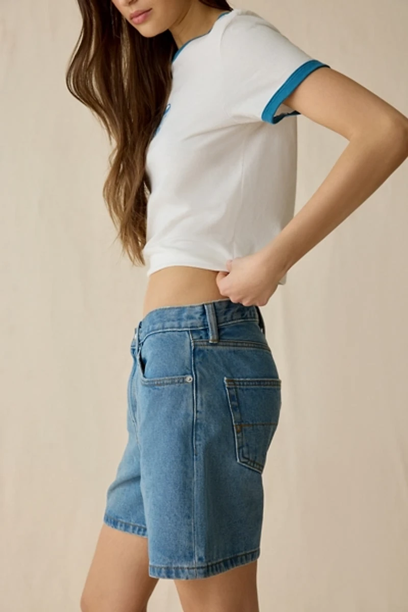 Vans Check-5 Mid-Rise Denim Short