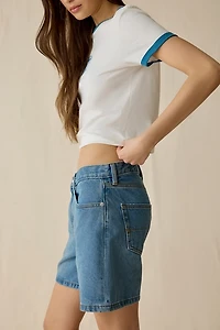 Vans Check-5 Mid-Rise Denim Short