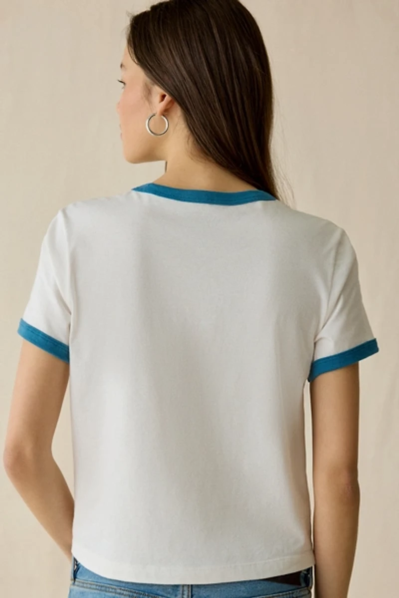 Vans Circle Graphic Ringer Baby Tee