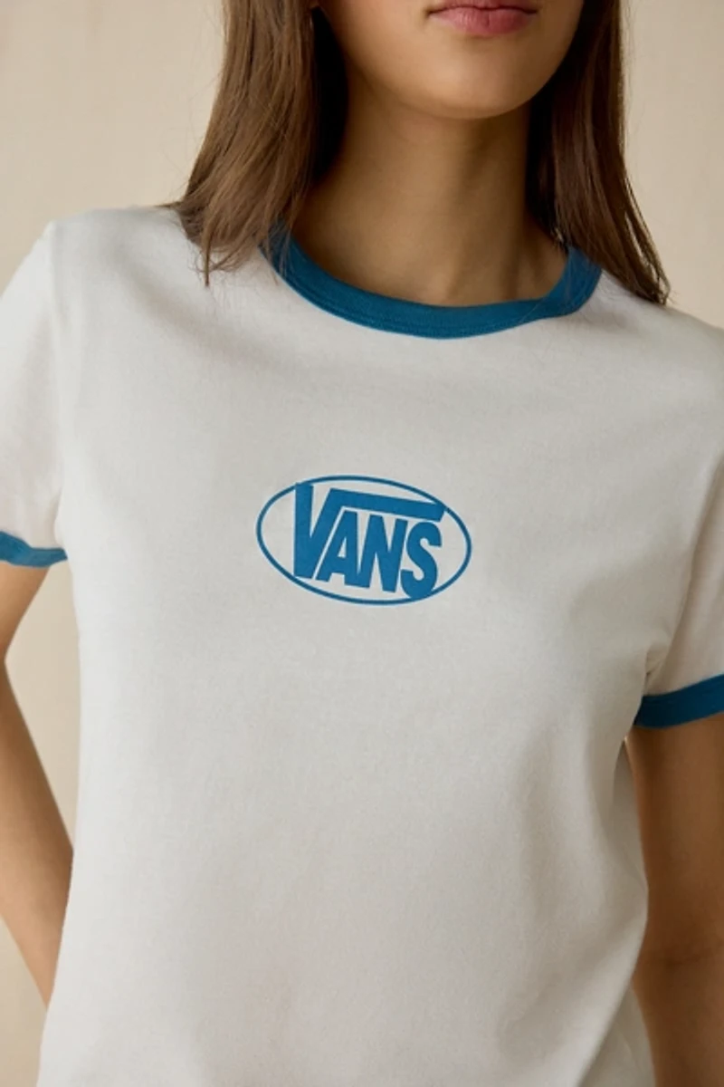 Vans Circle Graphic Ringer Baby Tee