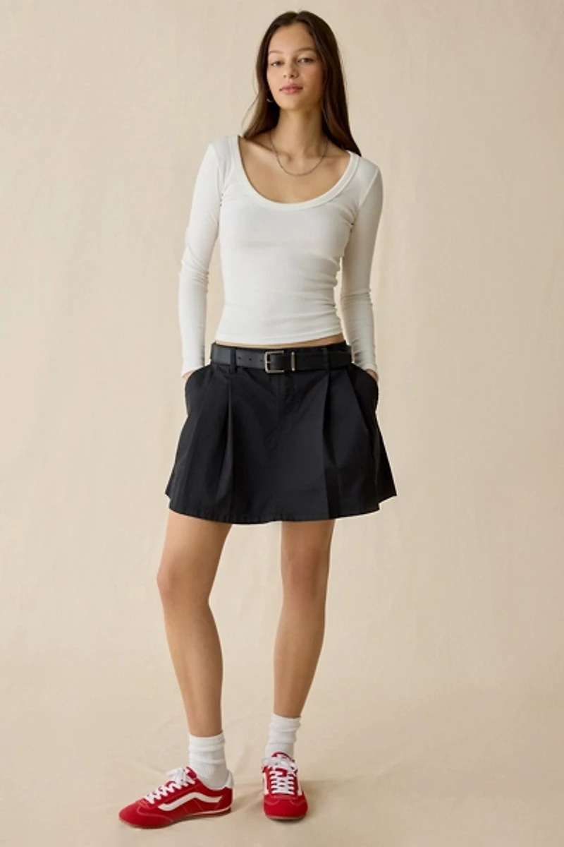 Vans Authentic Chino Pleated Mini Skirt