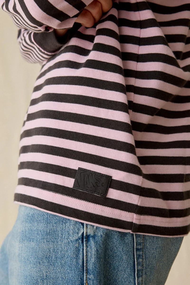 Vans Twofer Striped Layered Long Sleeve Shirt