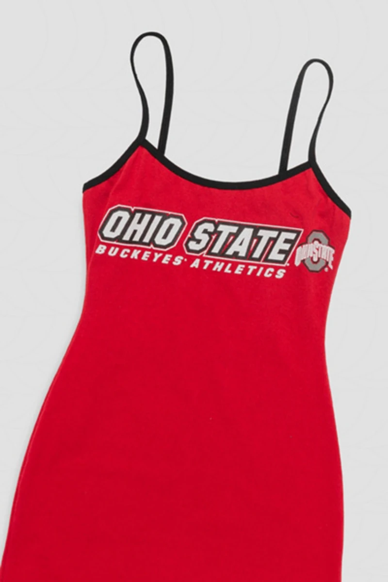 Frankie Collective Rework Ohio State Buckeyes Mini Dress