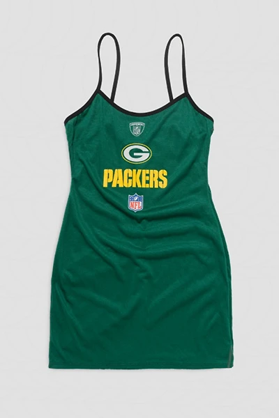 Frankie Collective Rework Green Bay Packers Football Mini Dress