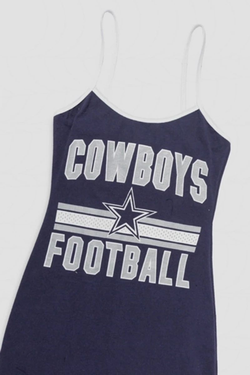 Frankie Collective Rework Dallas Cowboys Football Mini Dress