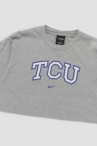 Frankie Collective Rework TCU Horned Frogs Football Crop Tee