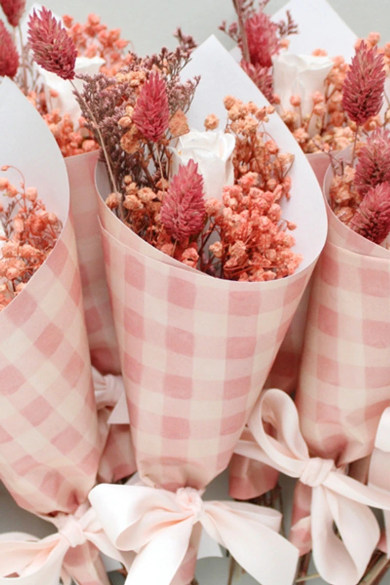 Roxanne’s Dried Flowers Petite Pretty In Pink Bouquet