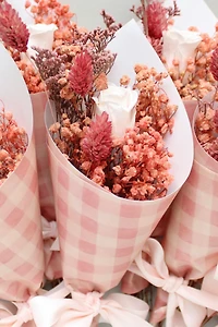 Roxanne’s Dried Flowers Petite Pretty In Pink Bouquet