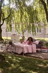 Connie Iron Canopy Bed