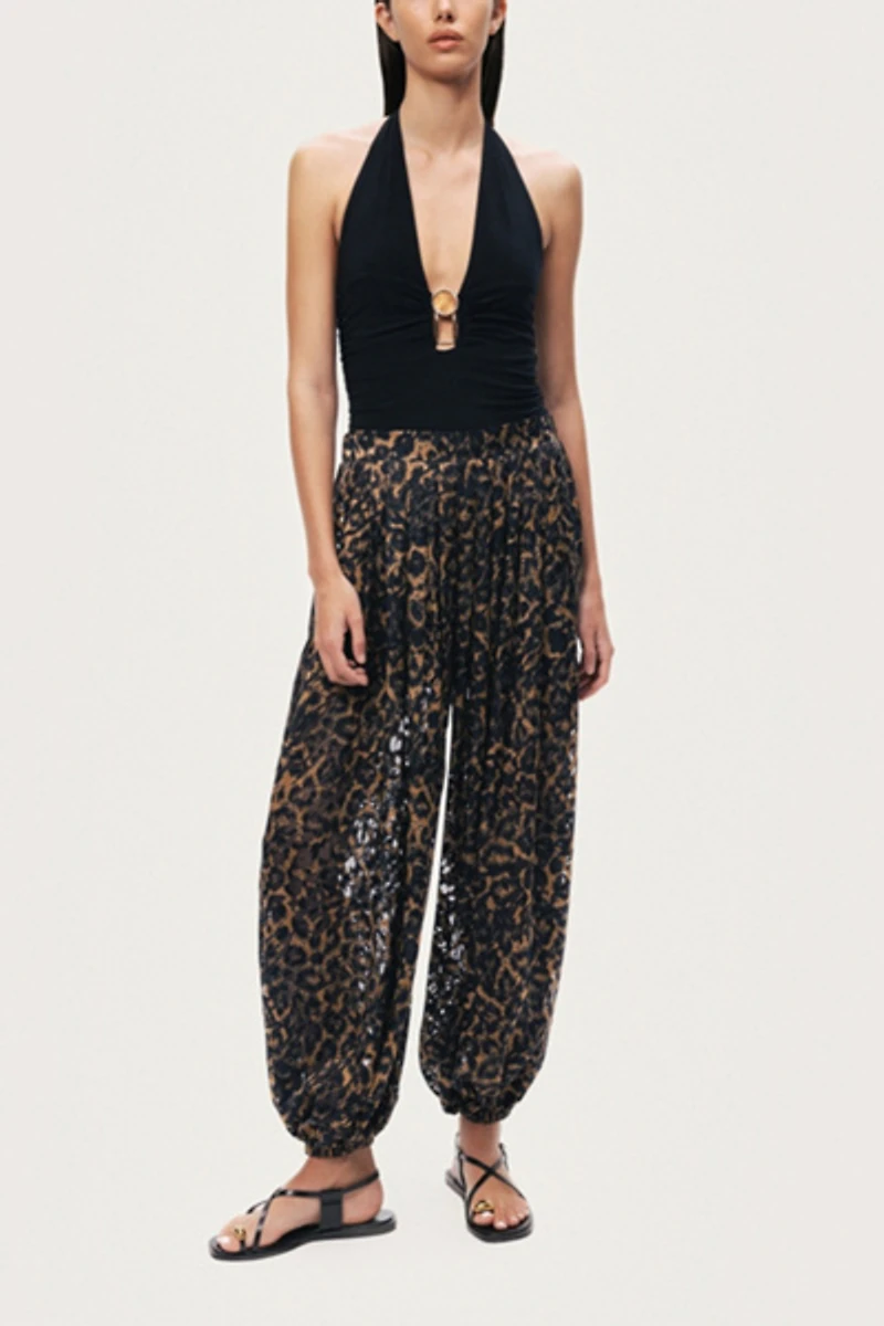 Nocturne Ruched Halter Top