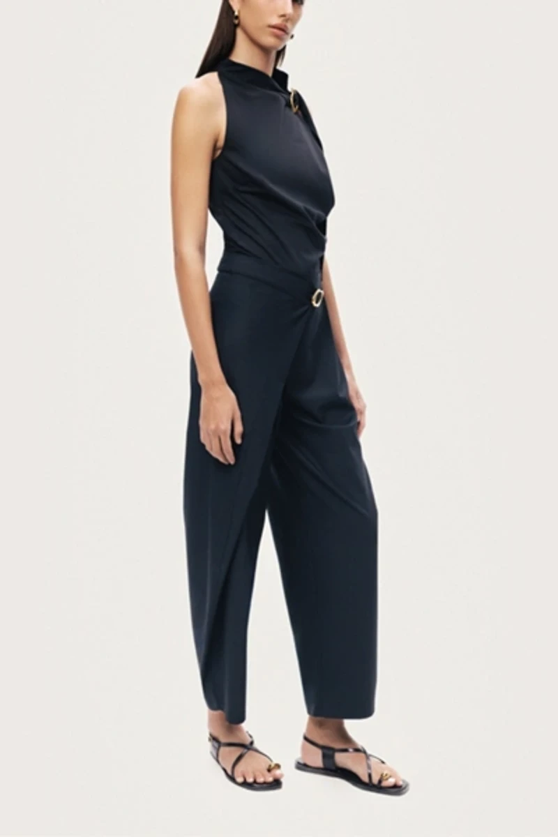 Nocturne Asymmetric Buckled Pant