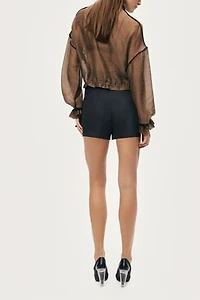 Nocturne Sheer Zip Jacket