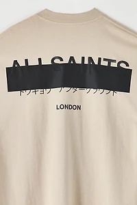 AllSaints Redact Graphic Oversized Tee