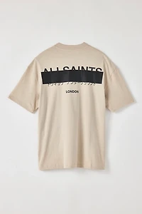 AllSaints Redact Graphic Oversized Tee