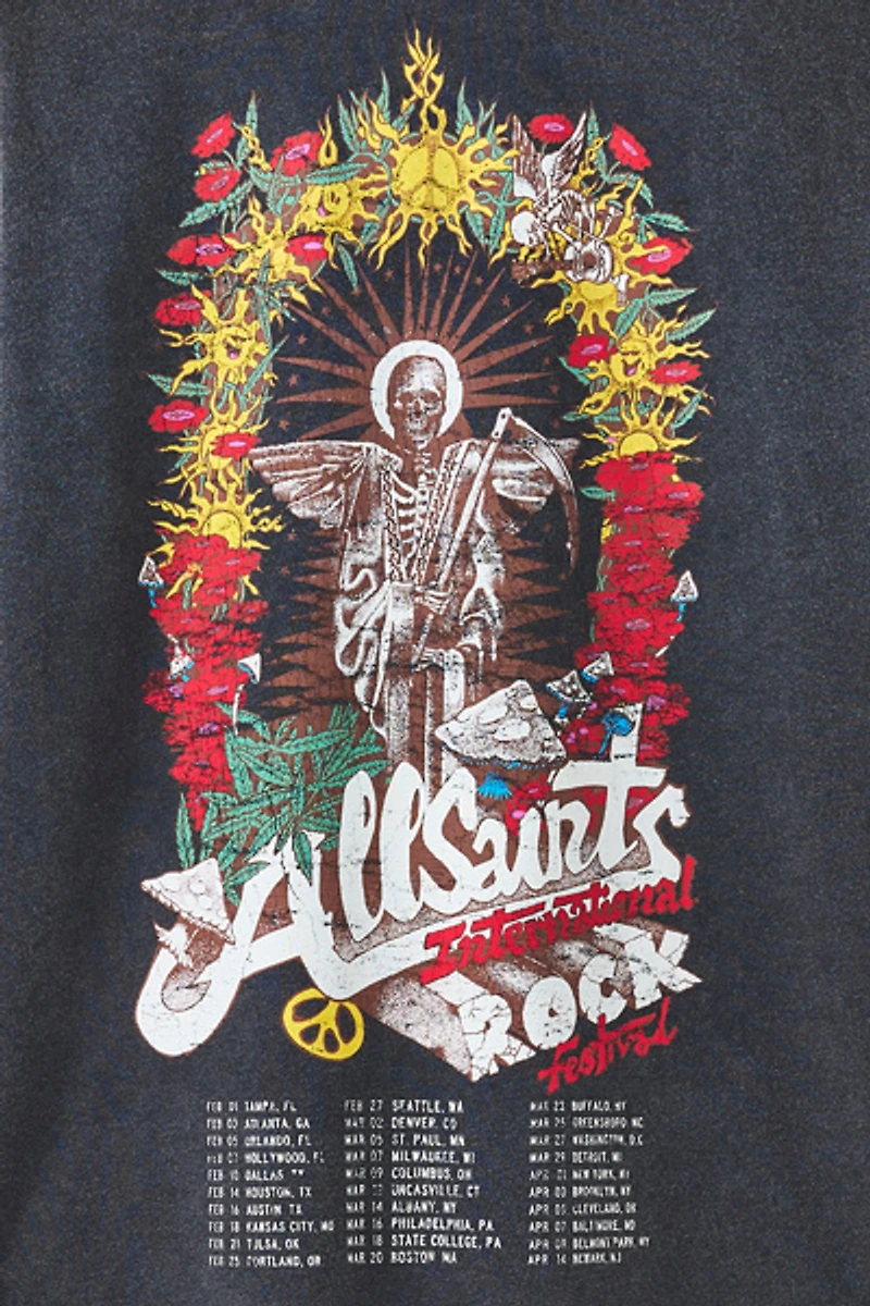 AllSaints Roque Graphic Tee