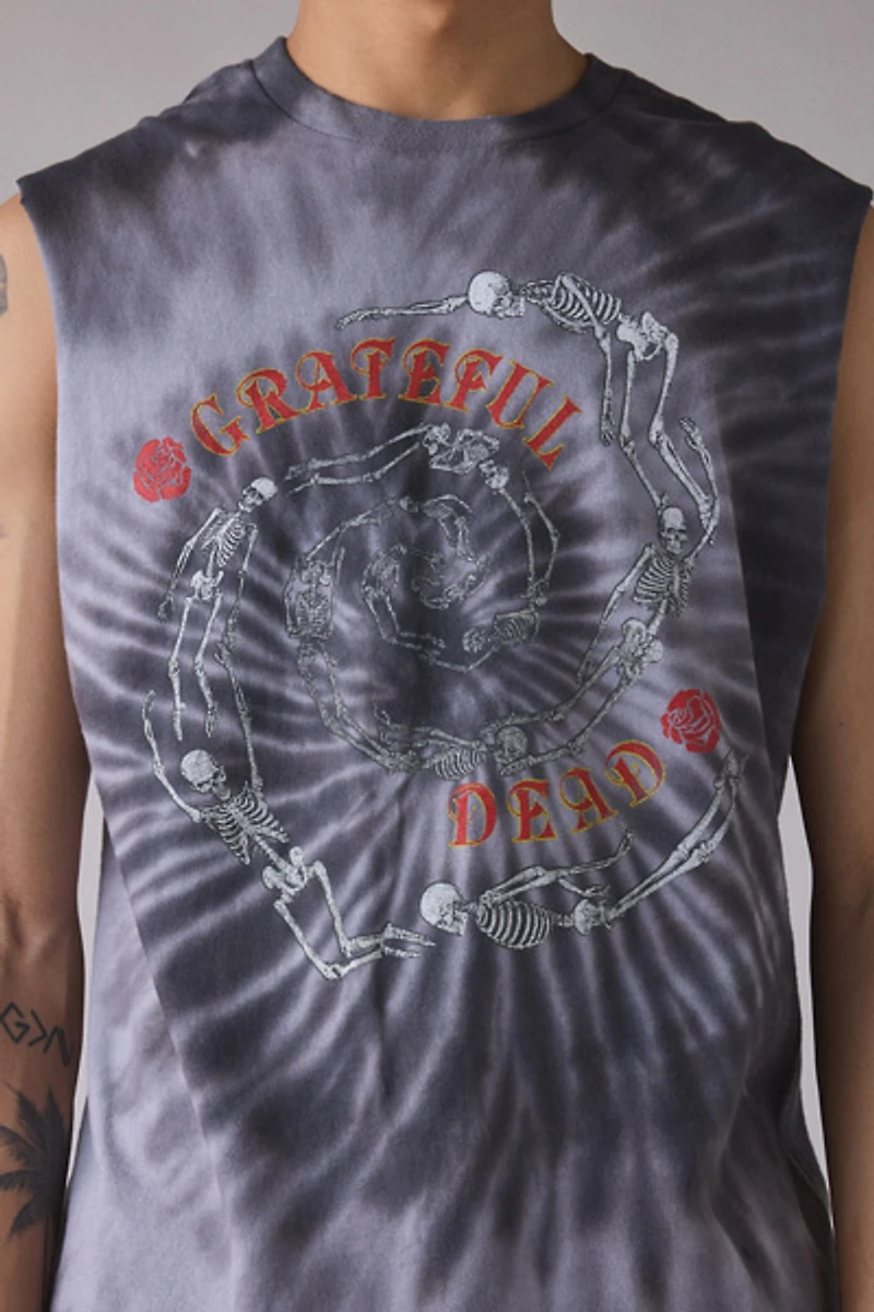 Grateful Dead Graphic Tie-Dye Muscle Tee