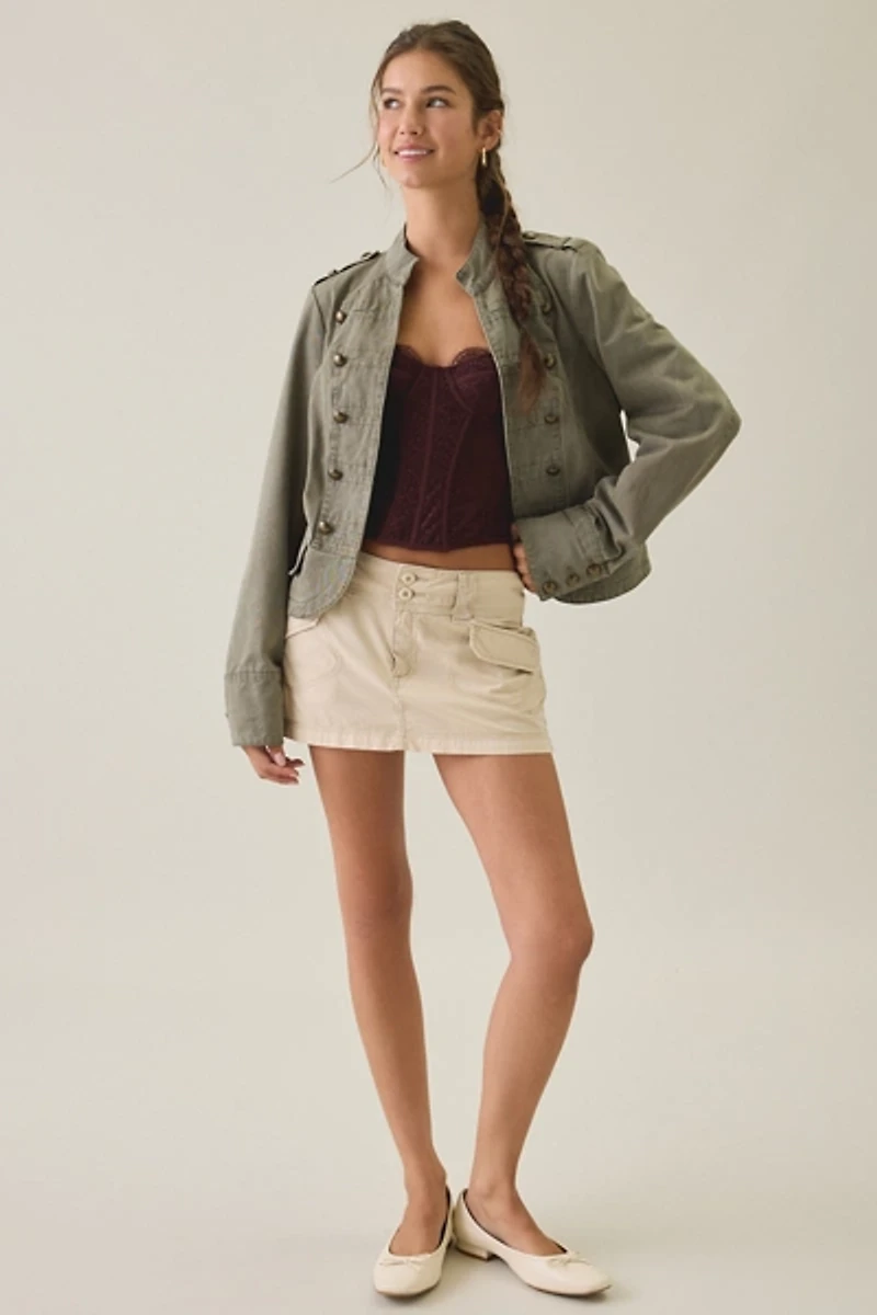 BDG Cate Cotton Band Jacket