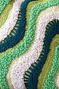 YaYa & Co. Liam Organic Cotton Abstract Pillow